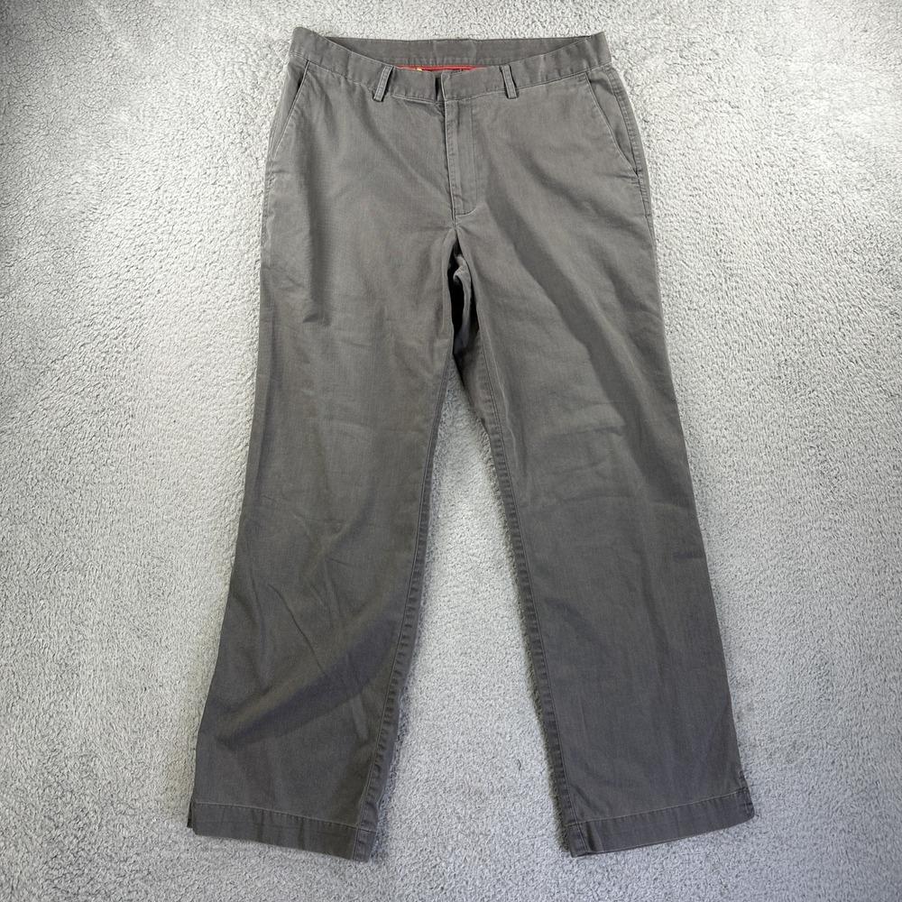 Under Armour‎ Pants Mens 34x28* Gray Pinstripe Golf Chino Performance Storm